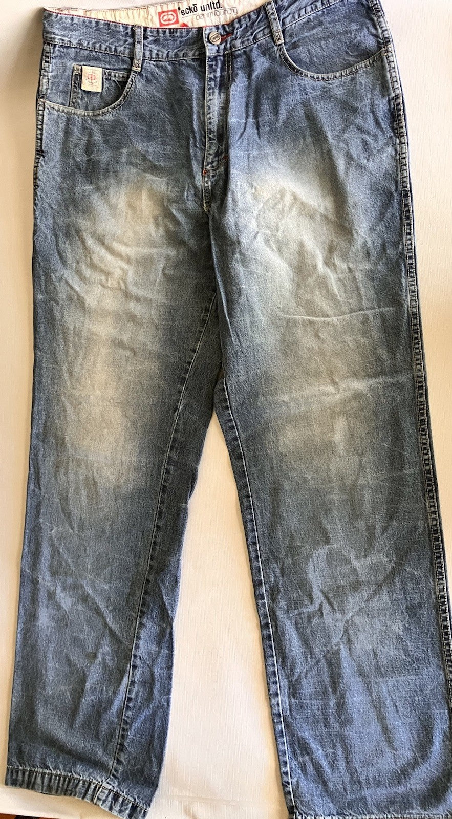 Y2K Mens ECKO Unltd Baggy Jeans Original Style 36” Waist.