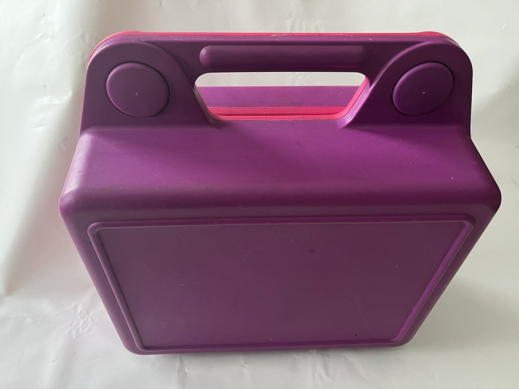 Vintage Igloo Turn Lock Lunchbox Purple/Pink 1990s EUC