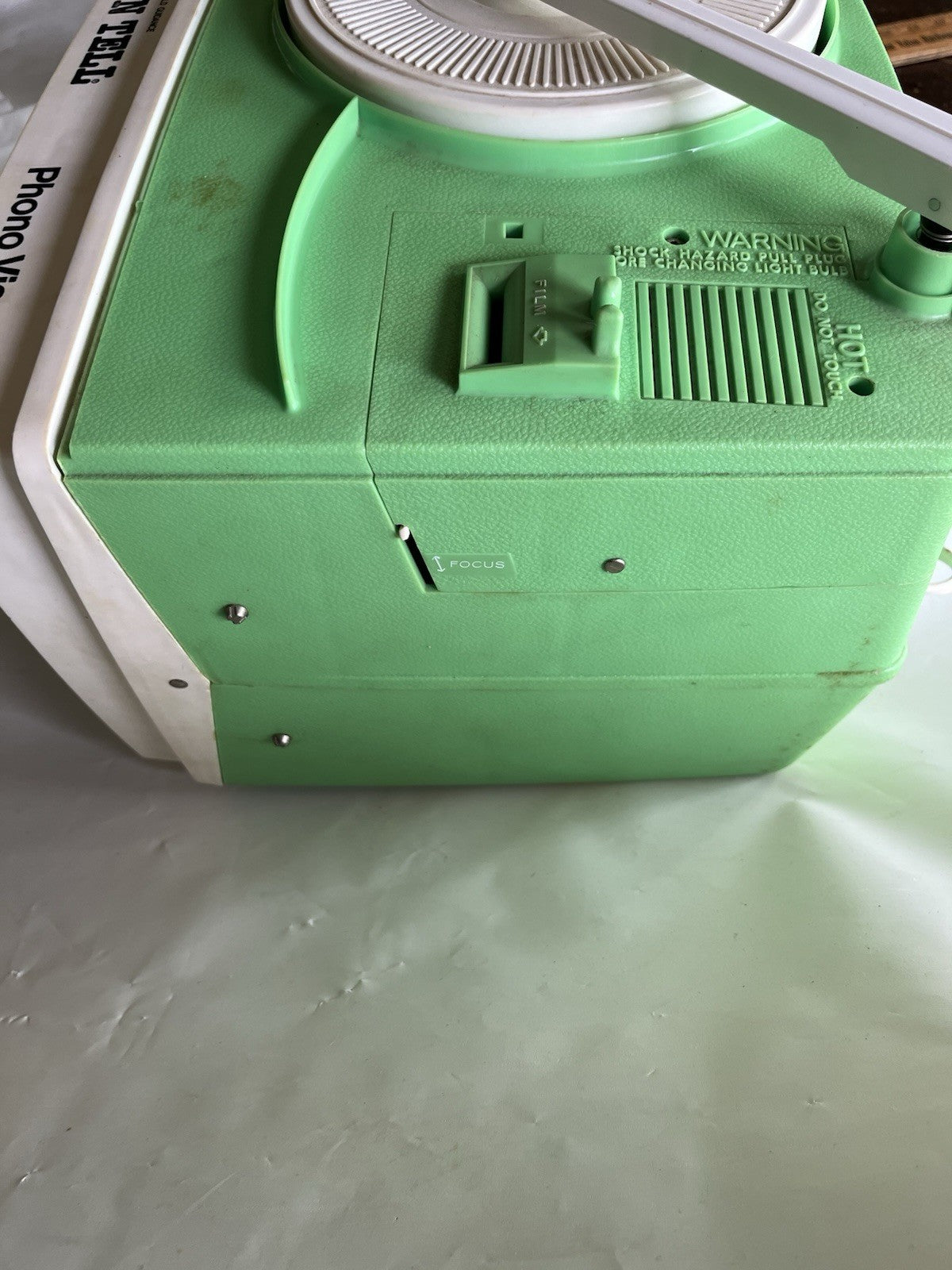 Vintage Child Guidance Show ‘N Tell Green Phono-viewer. Working Condition, GVC