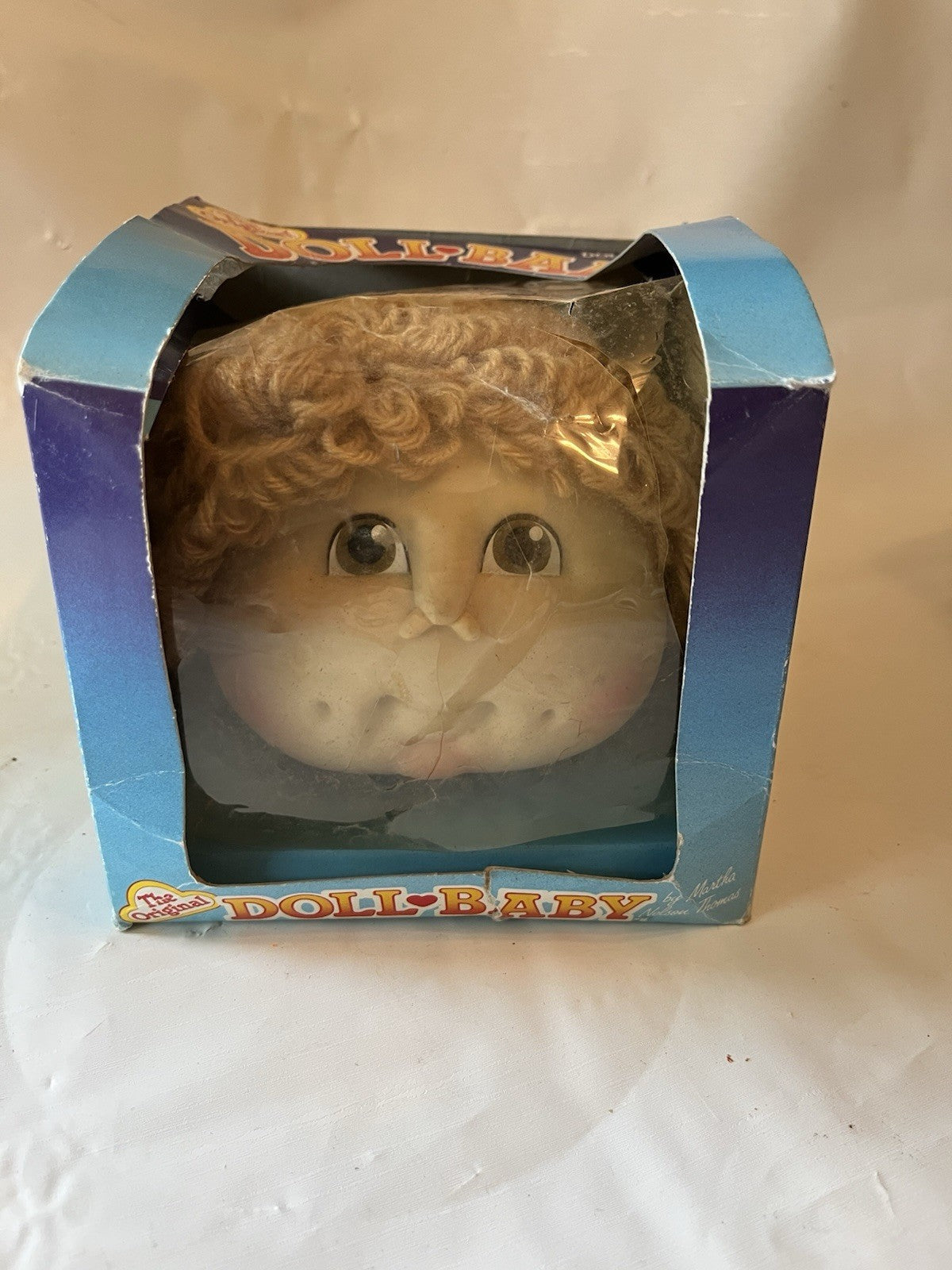 1984 Martha Nelson Thomas "The Original Doll Baby" Doll-Head W/ Original Box