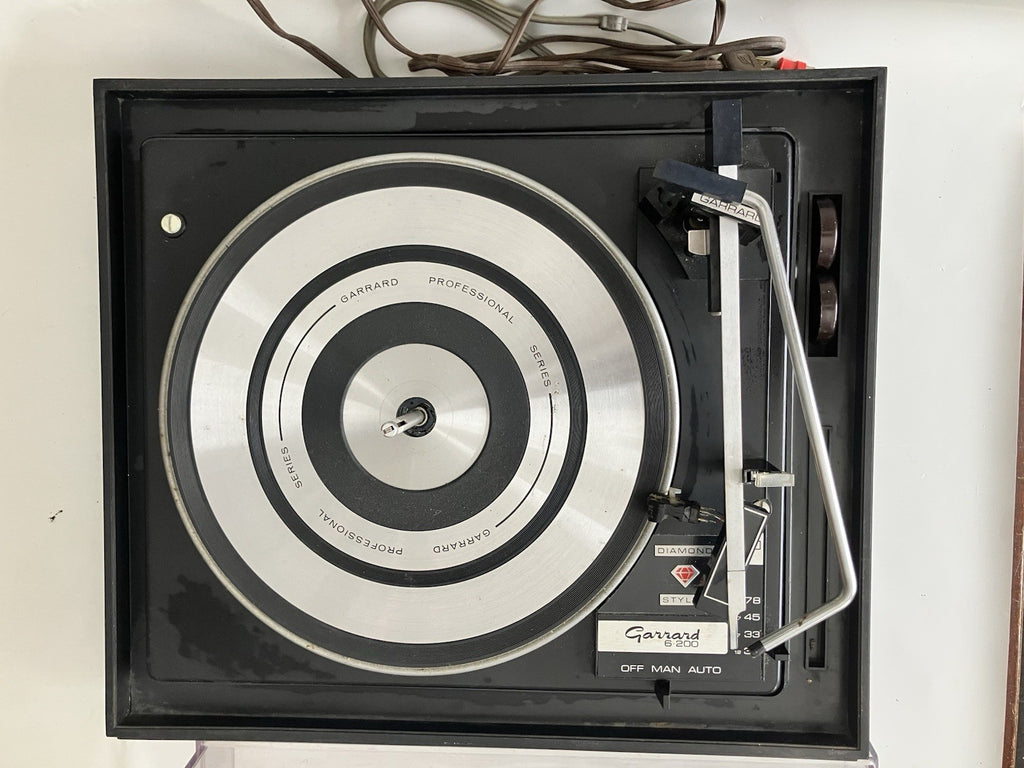VINTAGE Garrard 6-200 Turntable Record Player 
