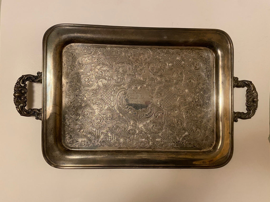 Wm A Roger’s Tray 197 -1949 Woodstock, New Brunswick J Clark & Son Col. Dan Time