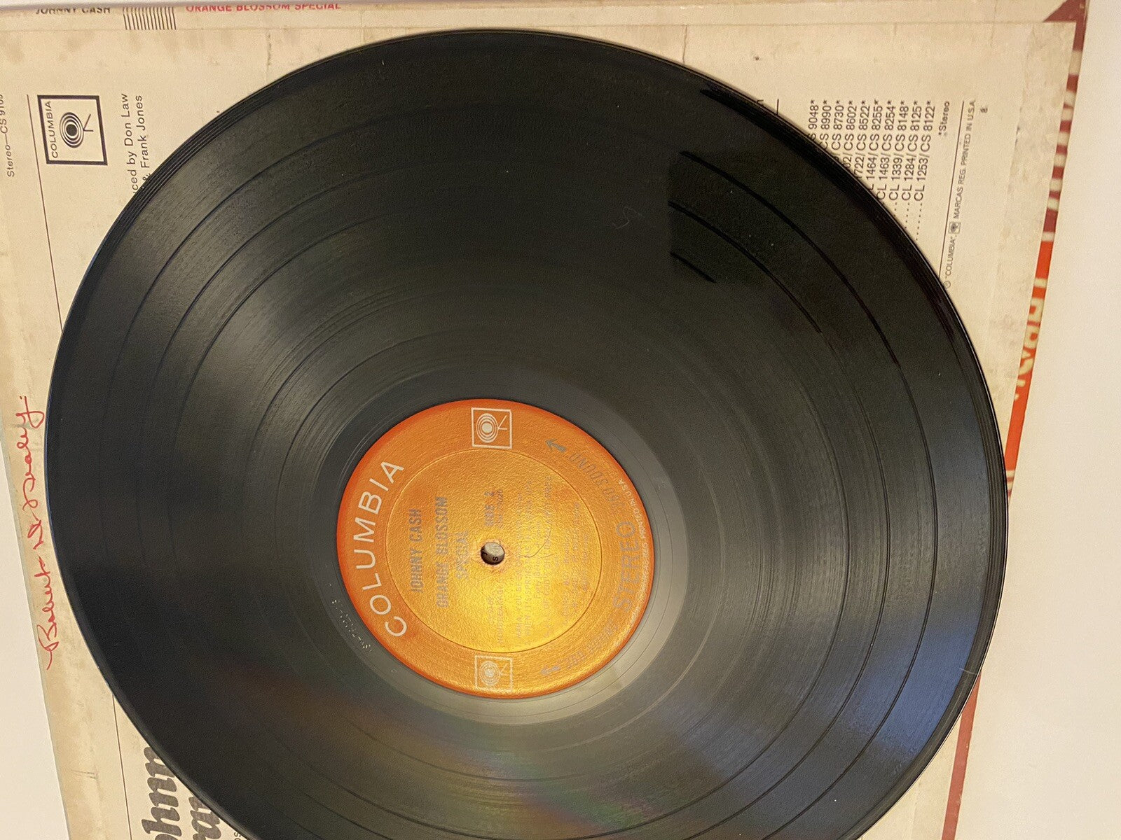 Orange Blossom Special by Johnny Cash (Columbia CL 2309) LP