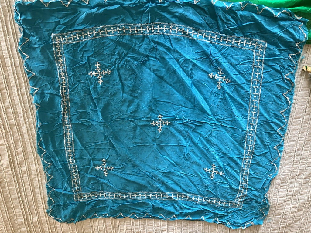 Vintage Women’s Afghan Scarf/Headdress Lot Of Four