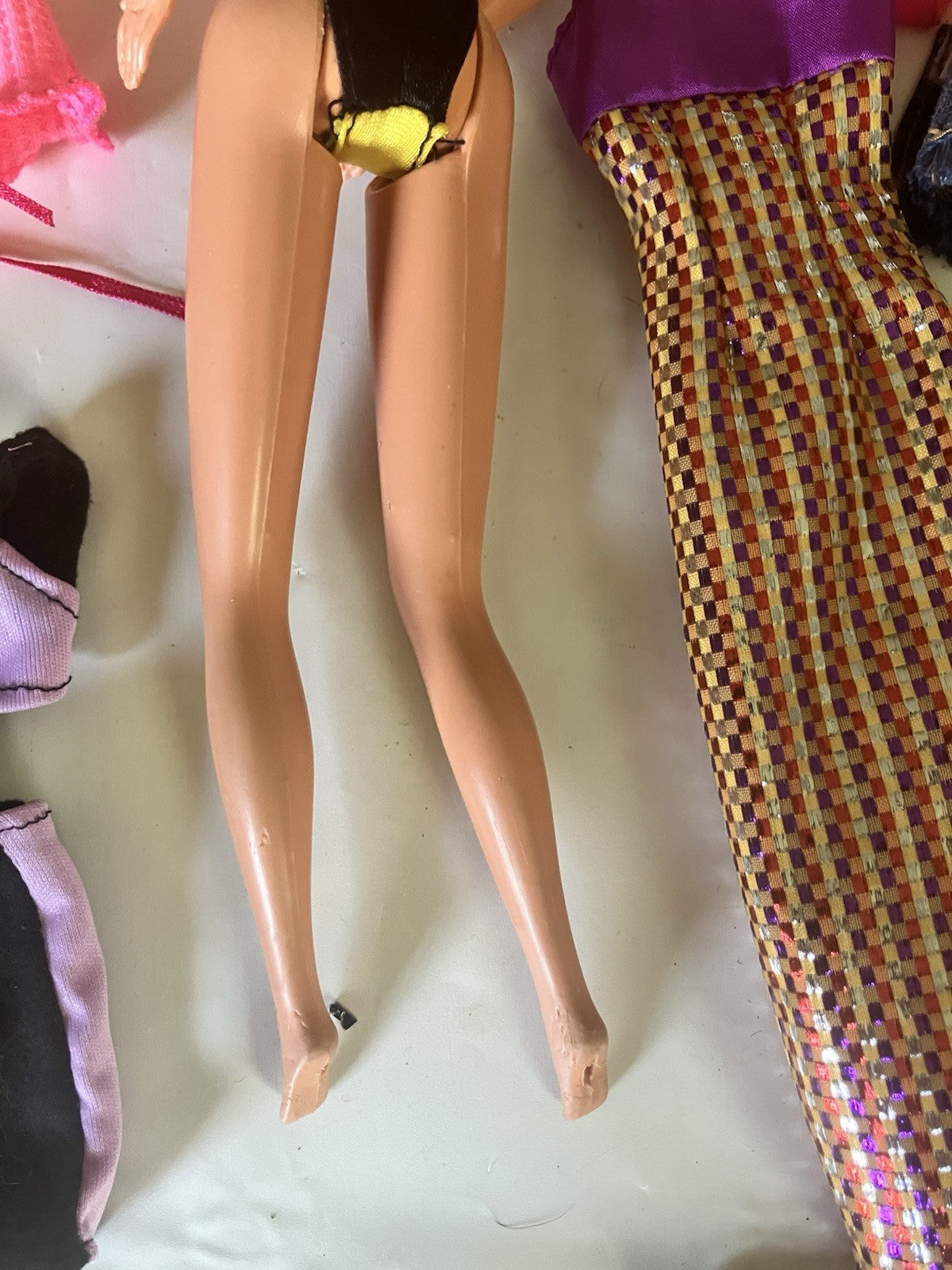 Vintage 1980’s Barbie And Variety Of Clothing Accessories
