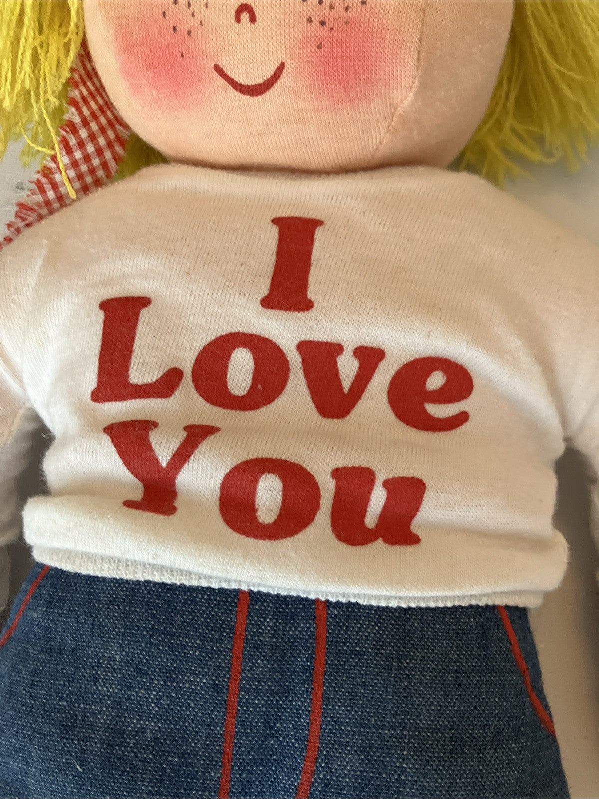Rare Vintage Bubbychubs 16” “I Love You” Girl Doll Franklin, TN