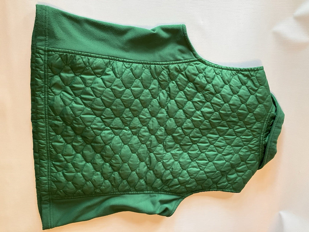 LL Bean Women’s Large Kelly Green Quilted Thinsulate Insulated Vest