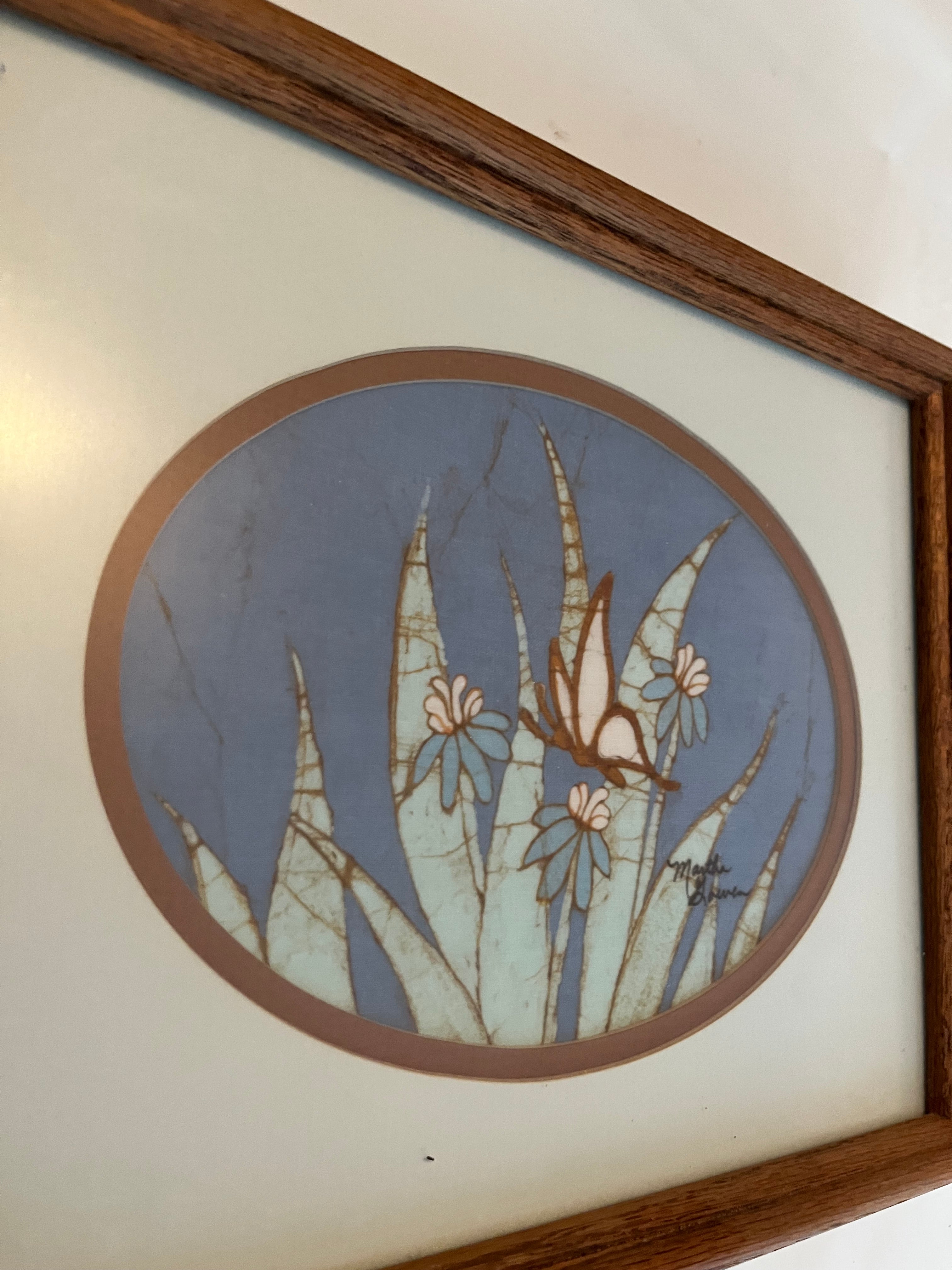Vintage Primitive butterfly print