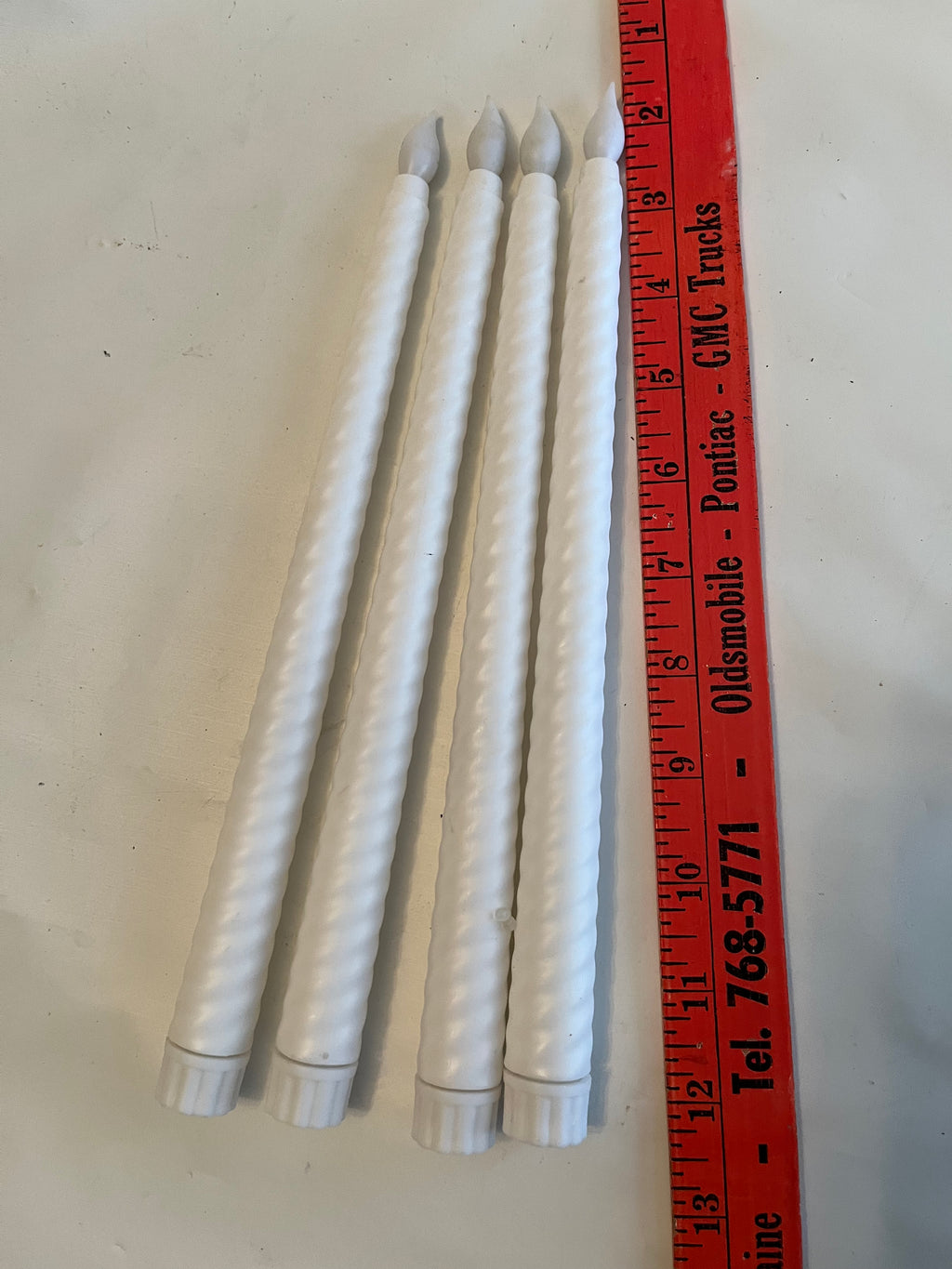 Four battery operated candles