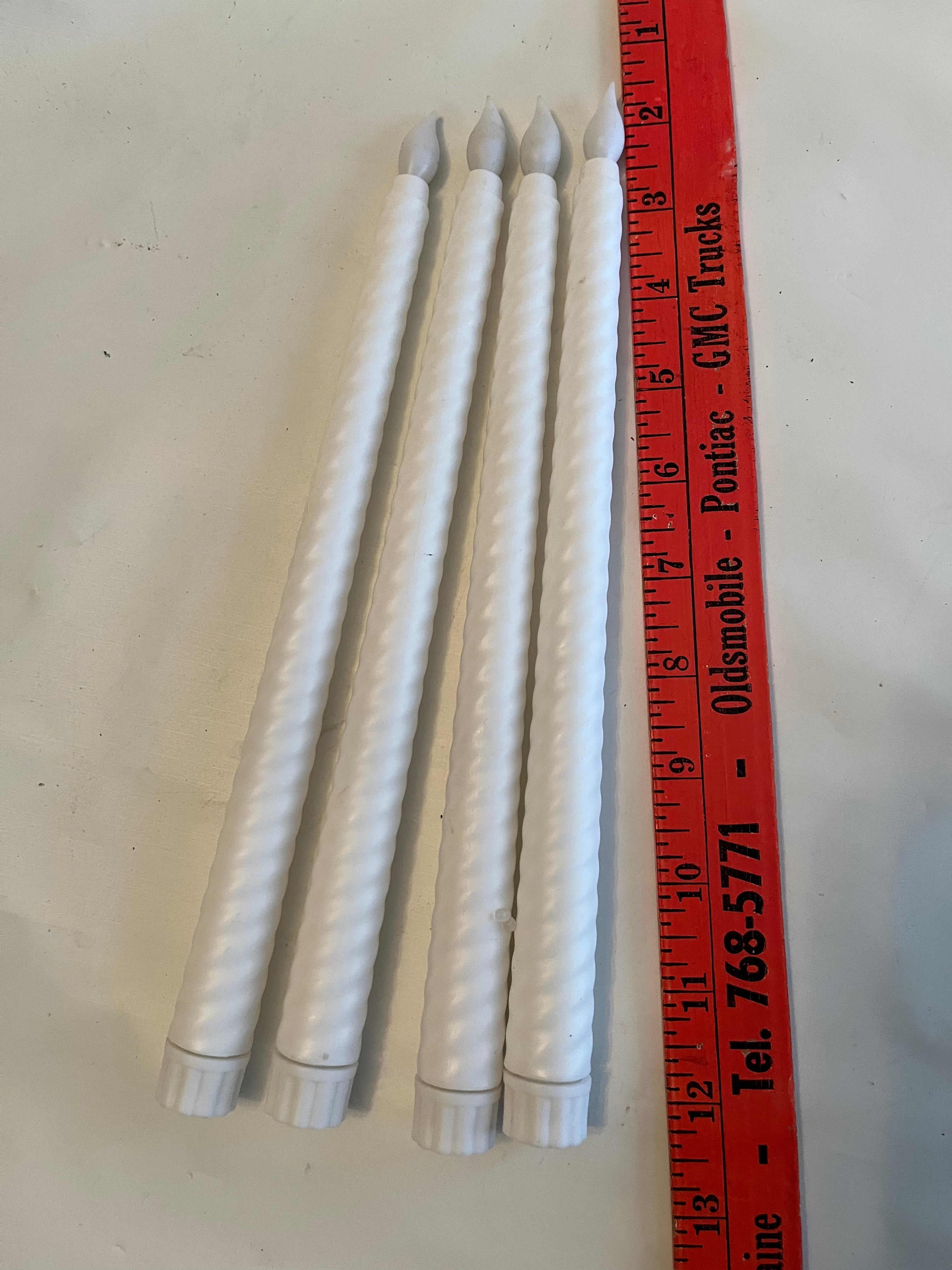 Four battery operated candles