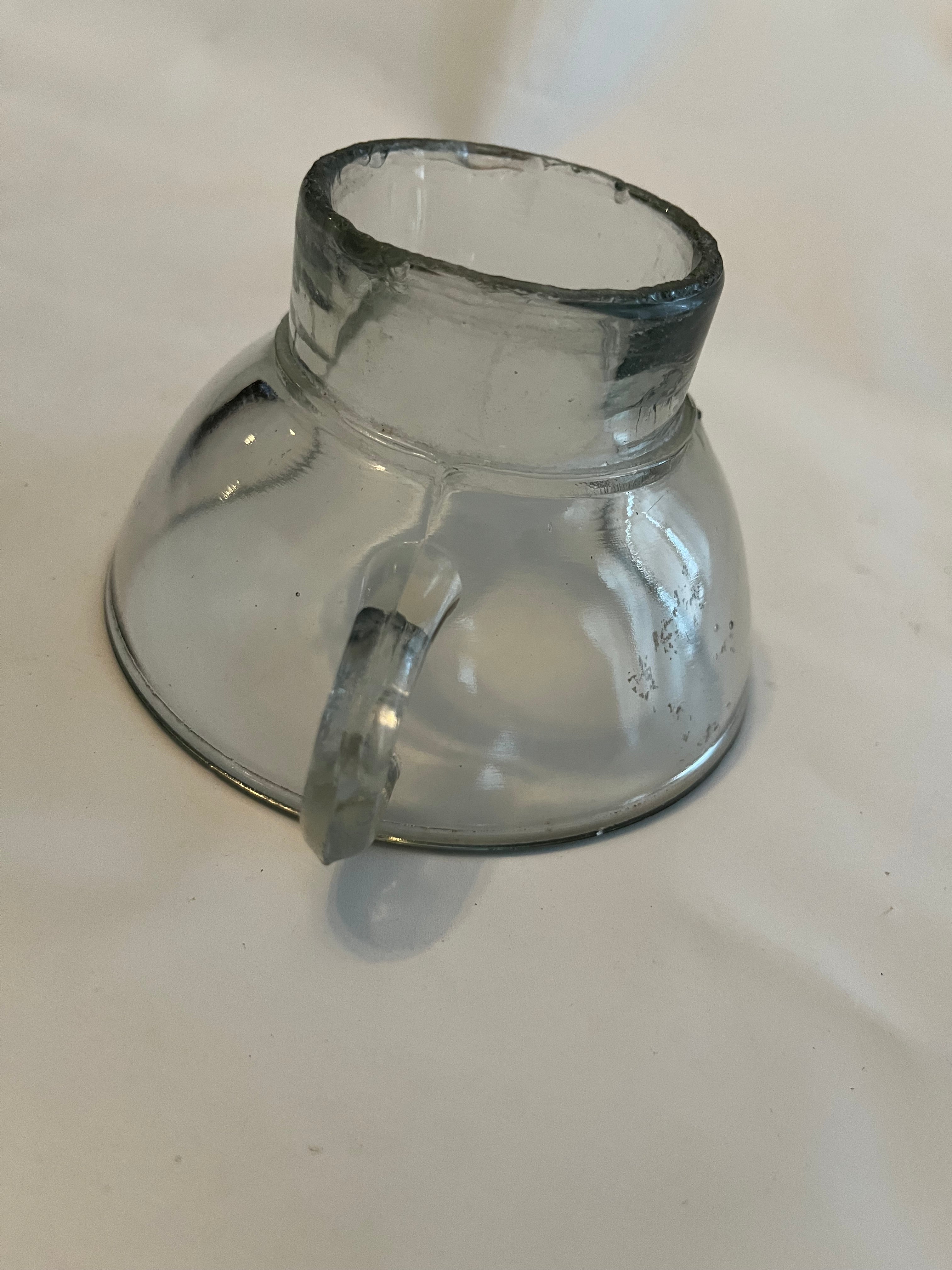 Vintage Glass Mason Jar Funnel