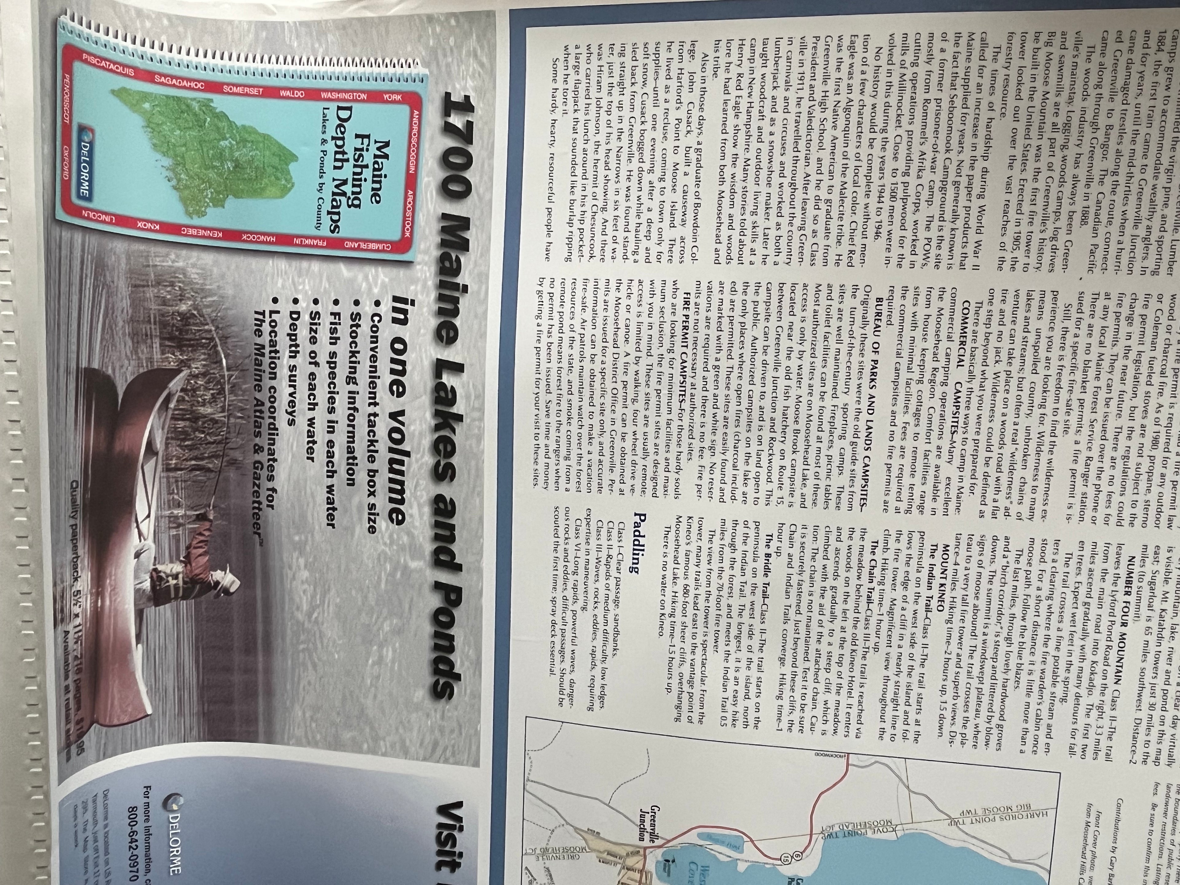 New Moosehead Lake Maine Map