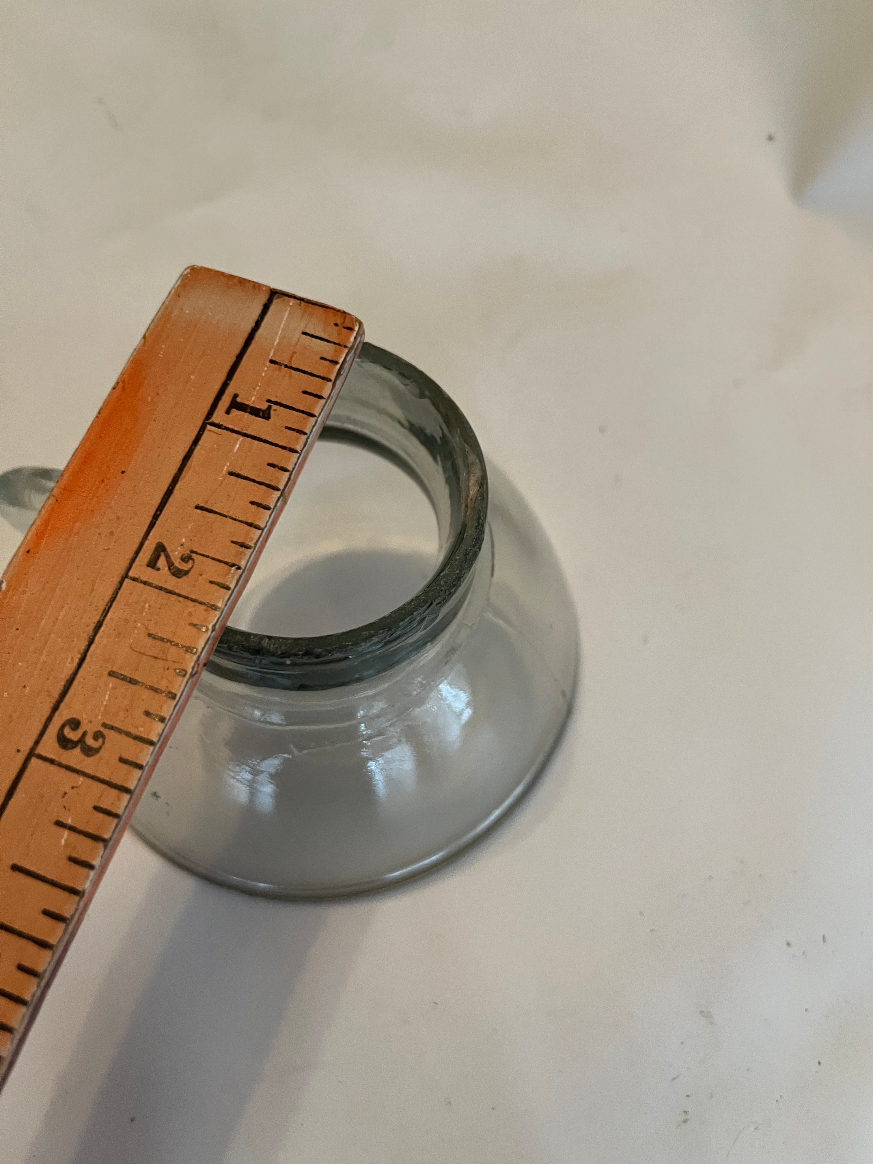 Vintage Glass Mason Jar Funnel