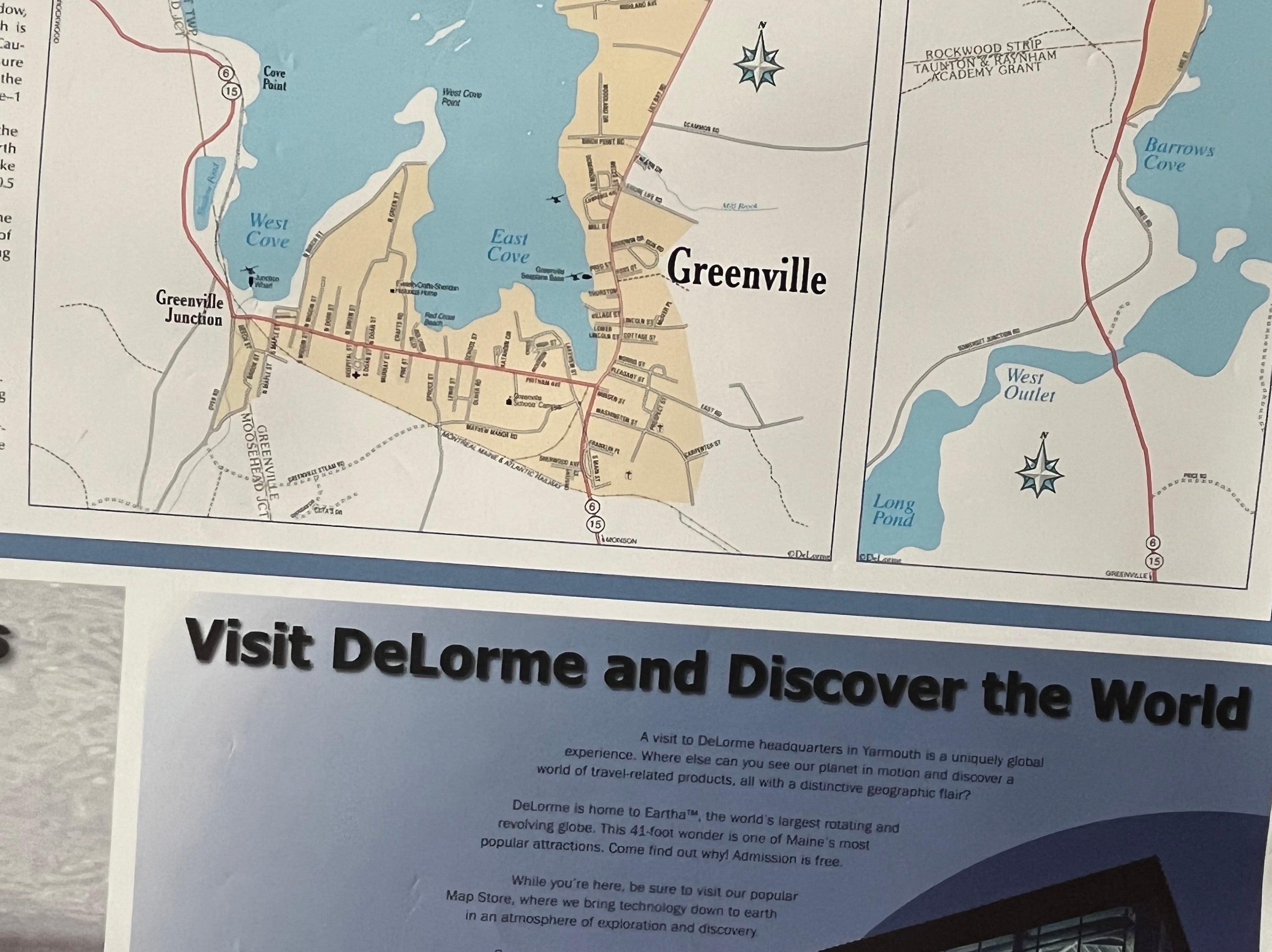 New Moosehead Lake Maine Map