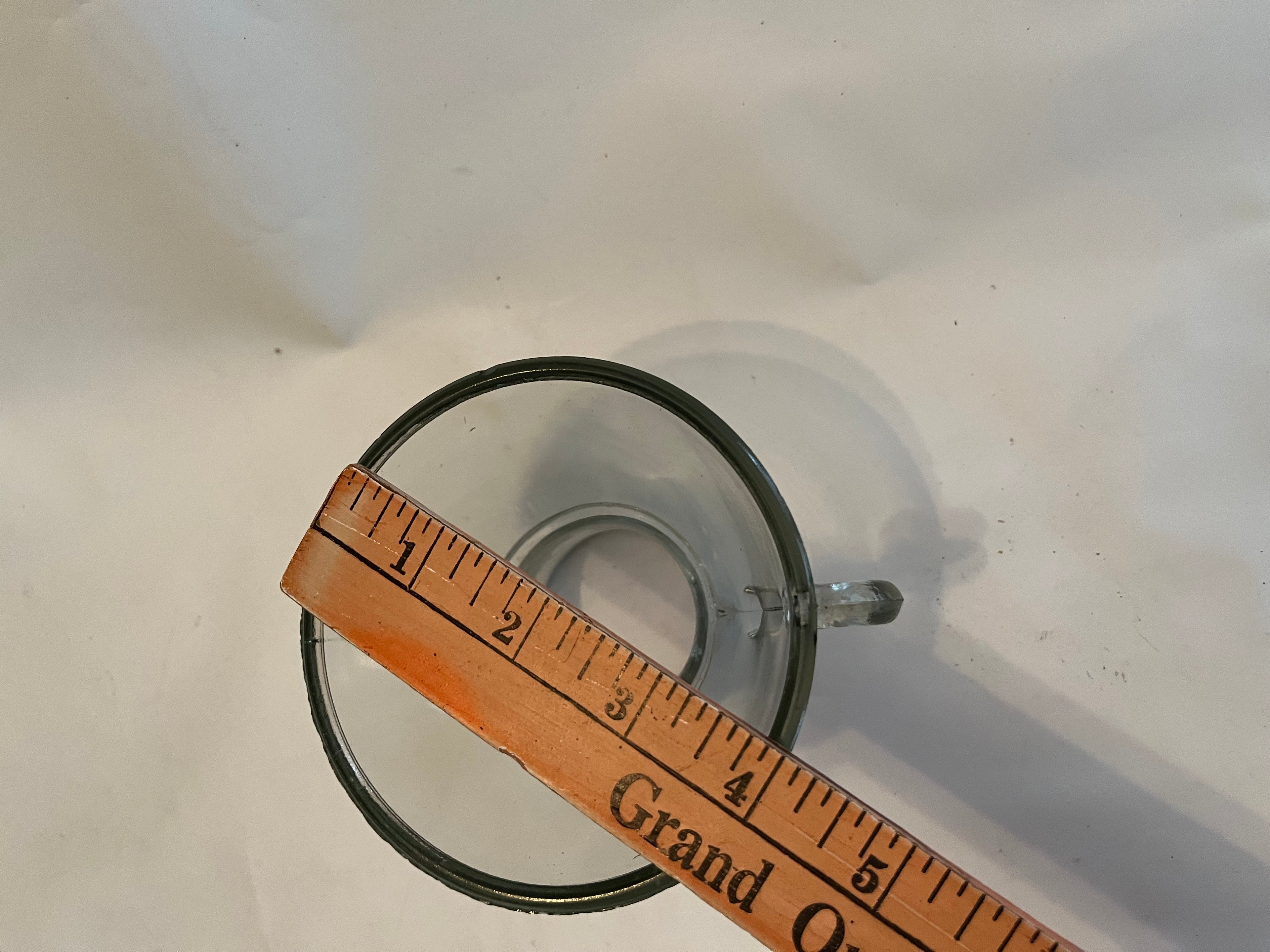 Vintage Glass Mason Jar Funnel