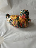 1990s Quilted ceramic duck