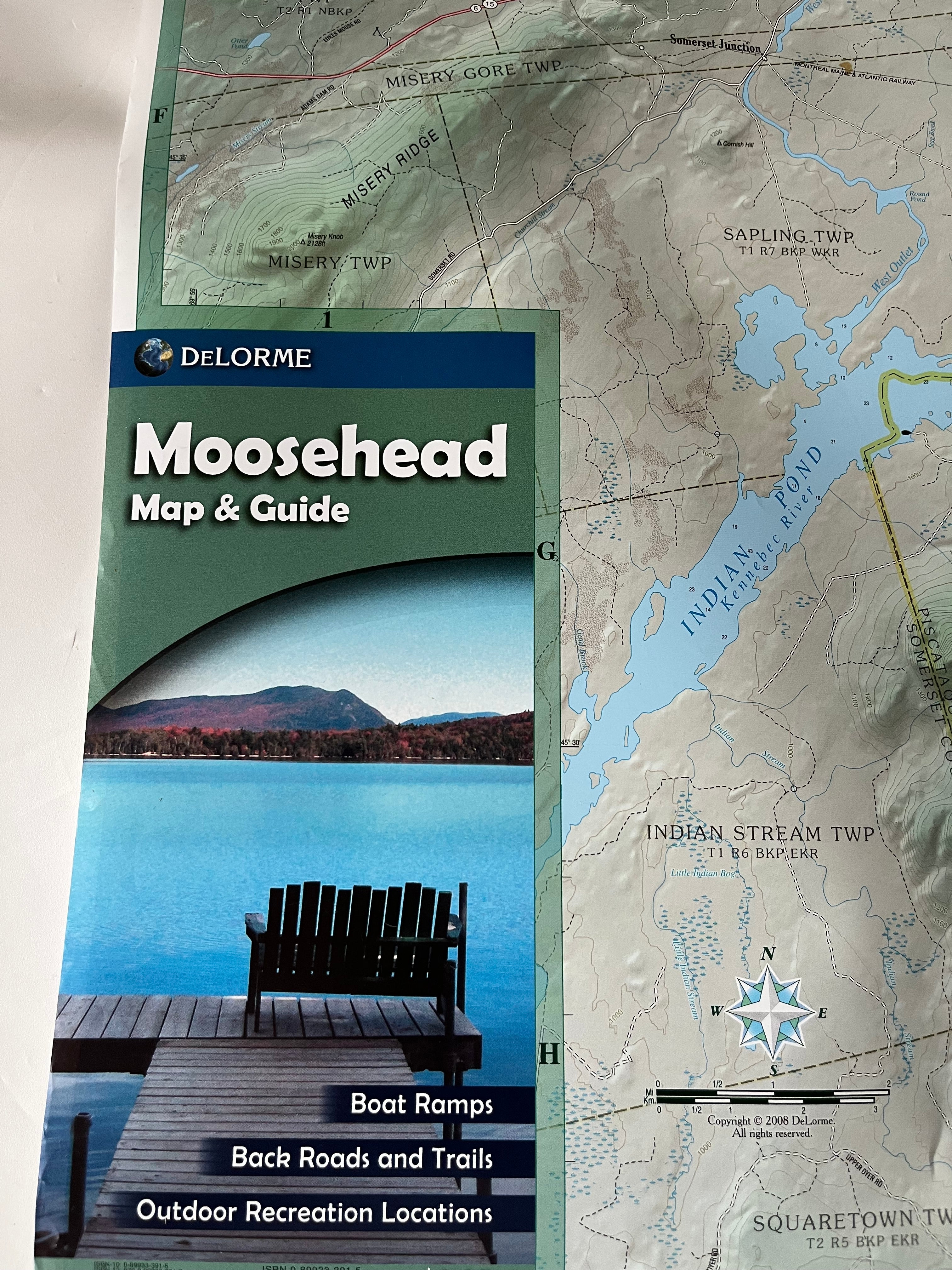New Moosehead Lake Maine Map