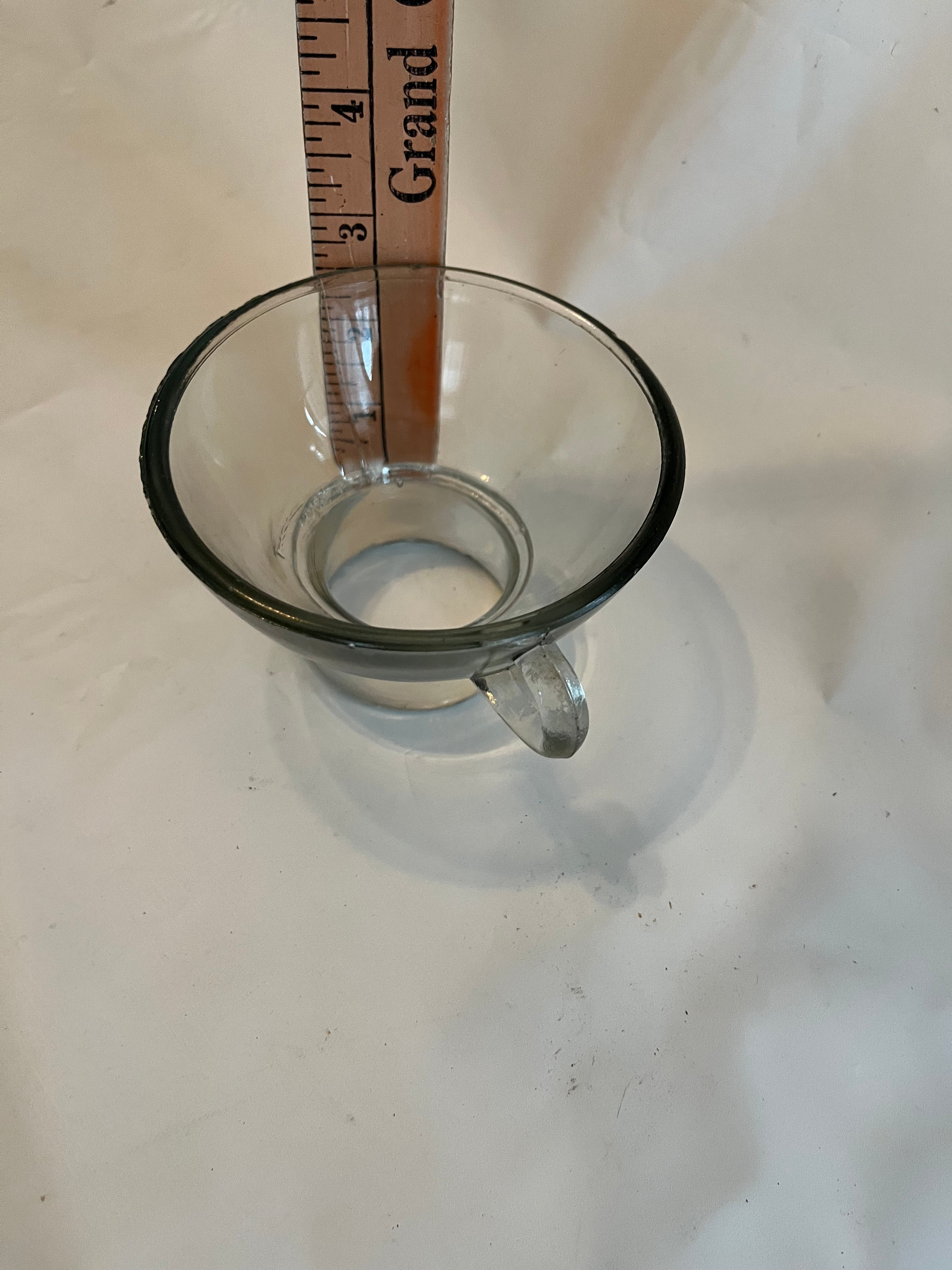 Vintage Glass Mason Jar Funnel
