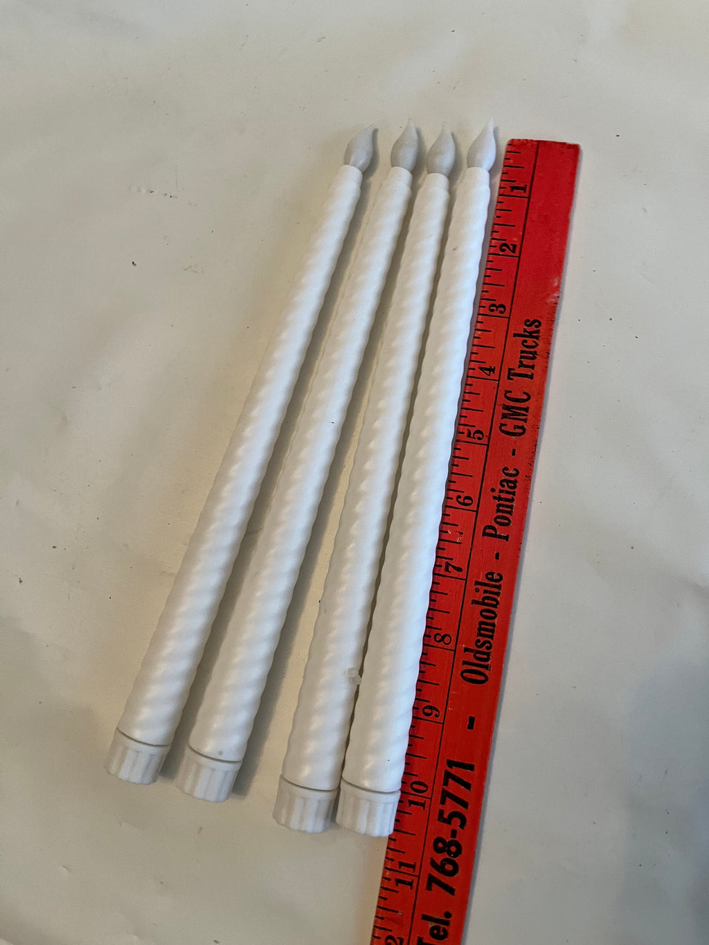 Four battery operated candles