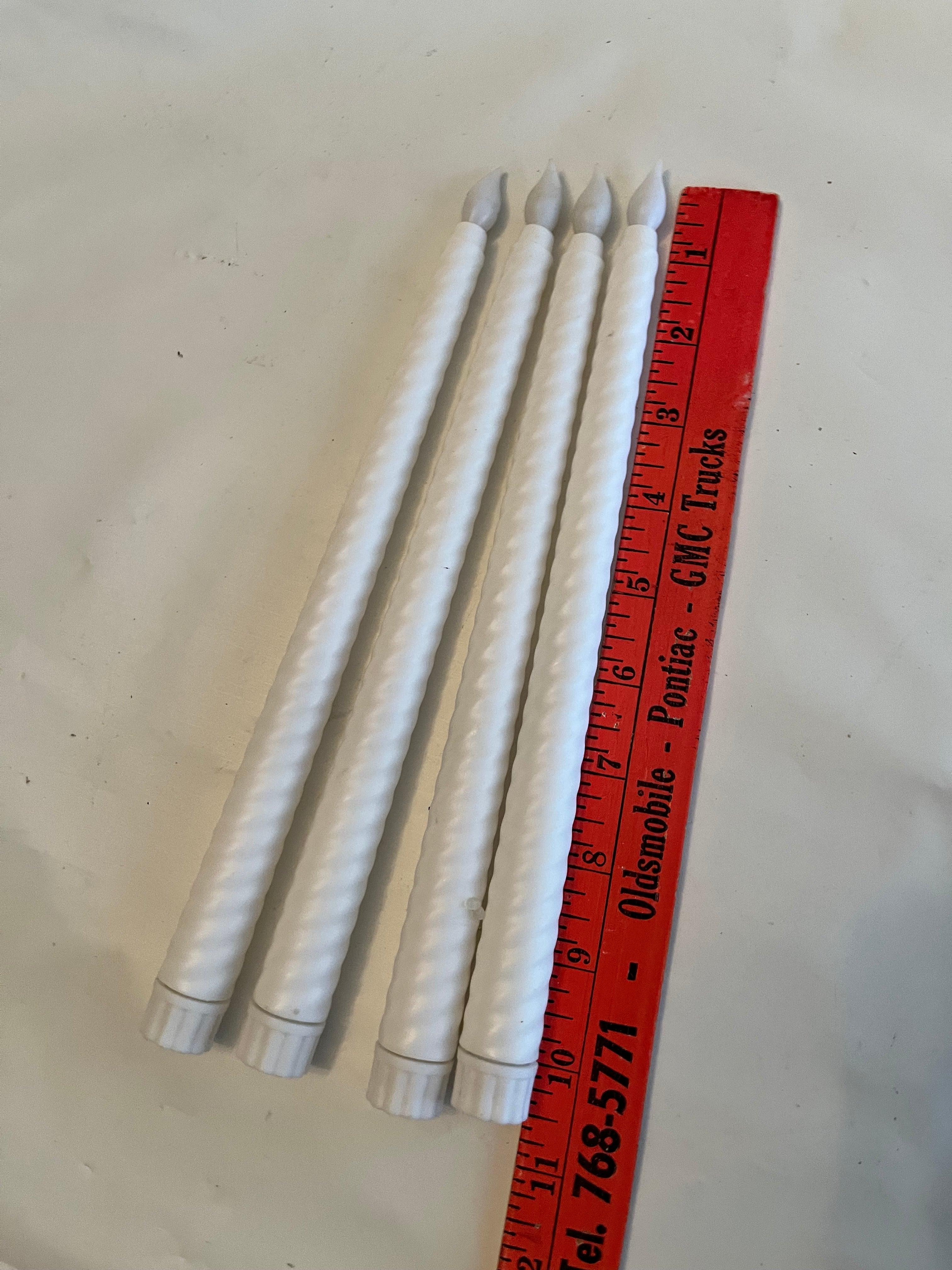 Four battery operated candles