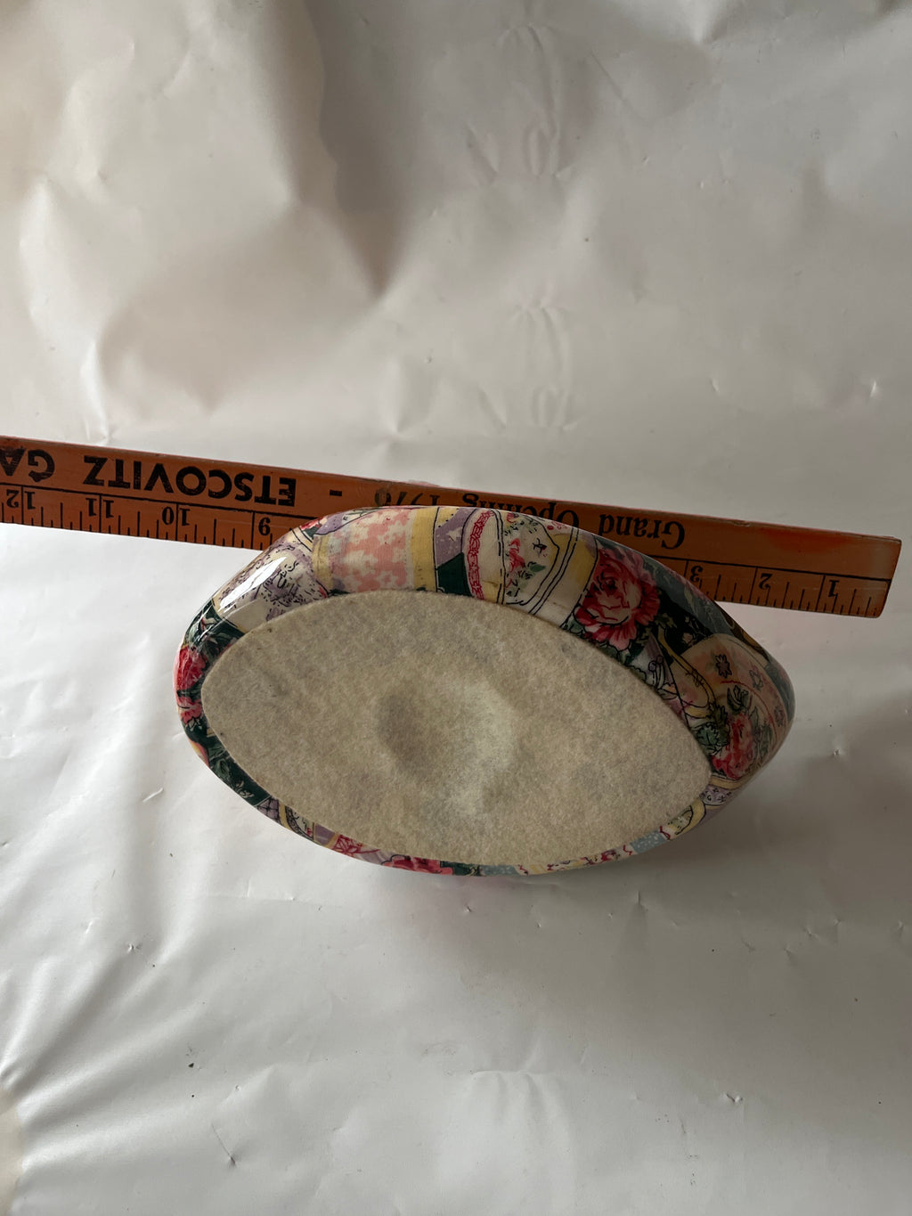 1990s Quilted ceramic duck