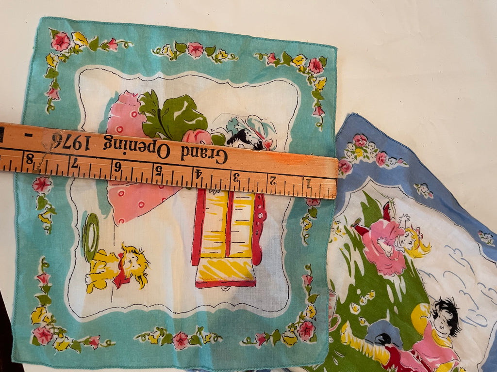 Vintage handkerchiefs lot of 5.
