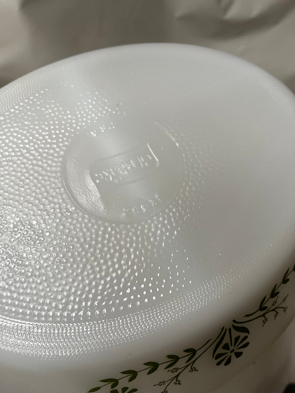 Vintage Glasbake J-2352 Split Casserole dish
