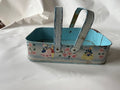 1950s metal Easter candy basket