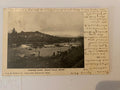 Kezar Falls Maine 1906 Postcard w Benjamin Franklin 1 Cent Stamp