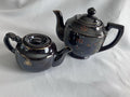 Pair Of MCM Brown Betty Moriage  Red Stone Tea Pots