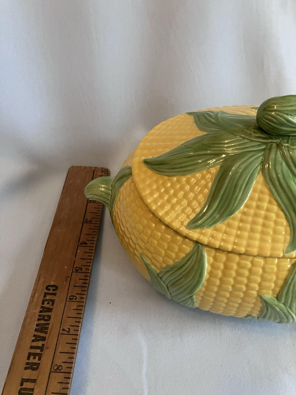 1970’s  Vintage Corn Motif Covered Casserole, EVC