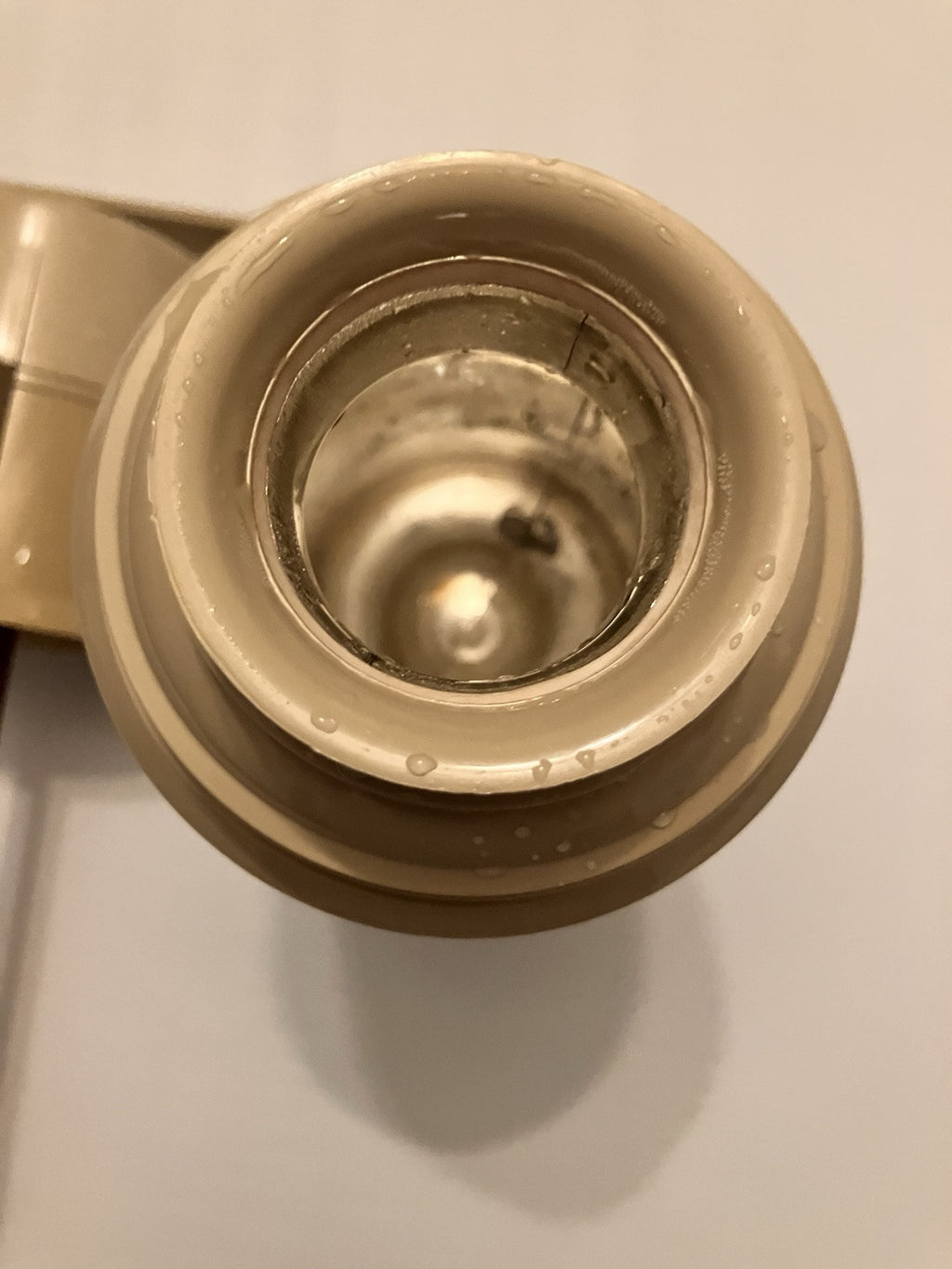 Vintage 1970s 1 Liter Pump-Handled Thermos;Abstract Design