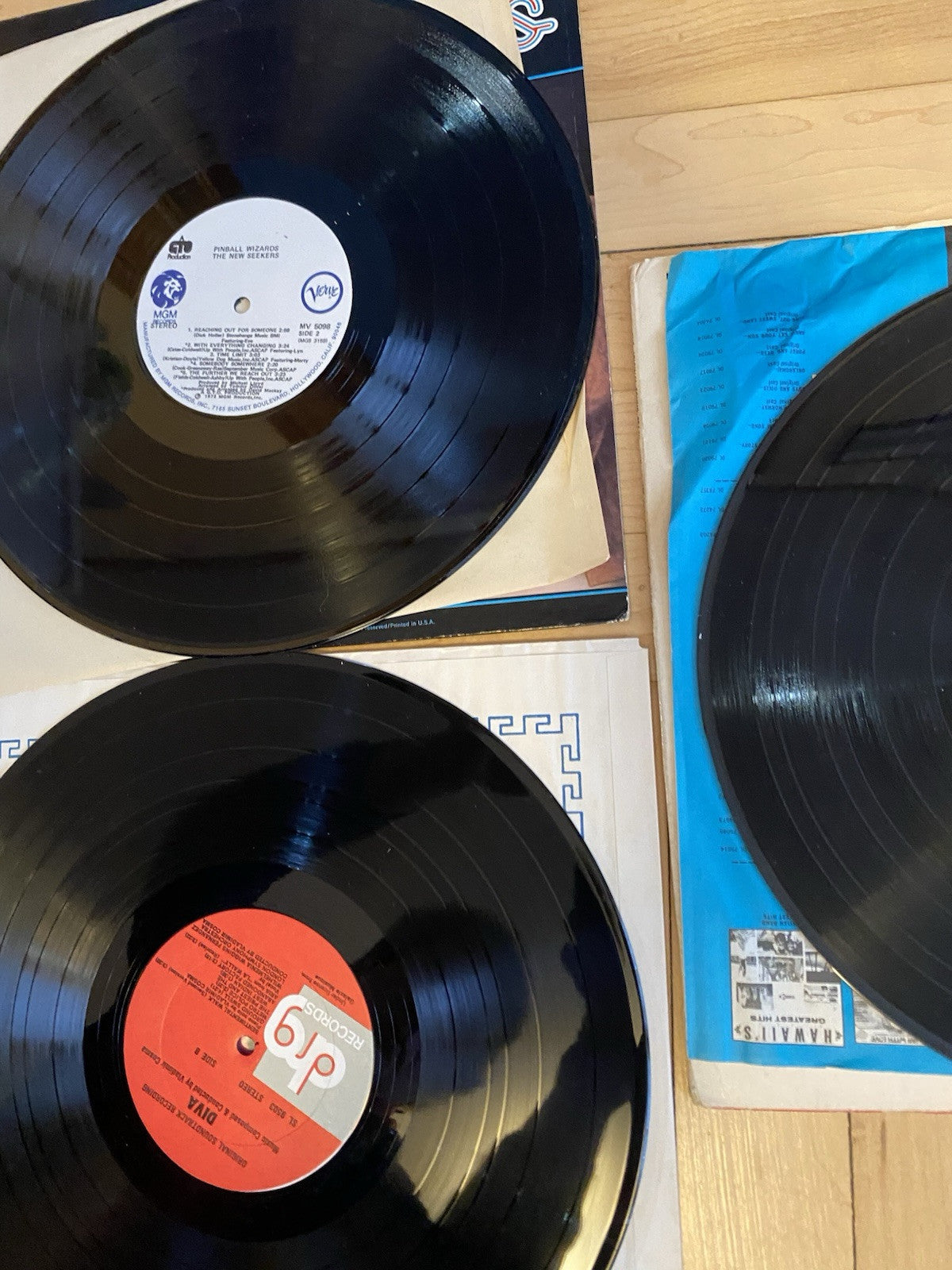 Lot of Vinyl Sounstracks LPS Pinball Wizard/Midnight Cowboy/Diva/Brigadoon CLEAN