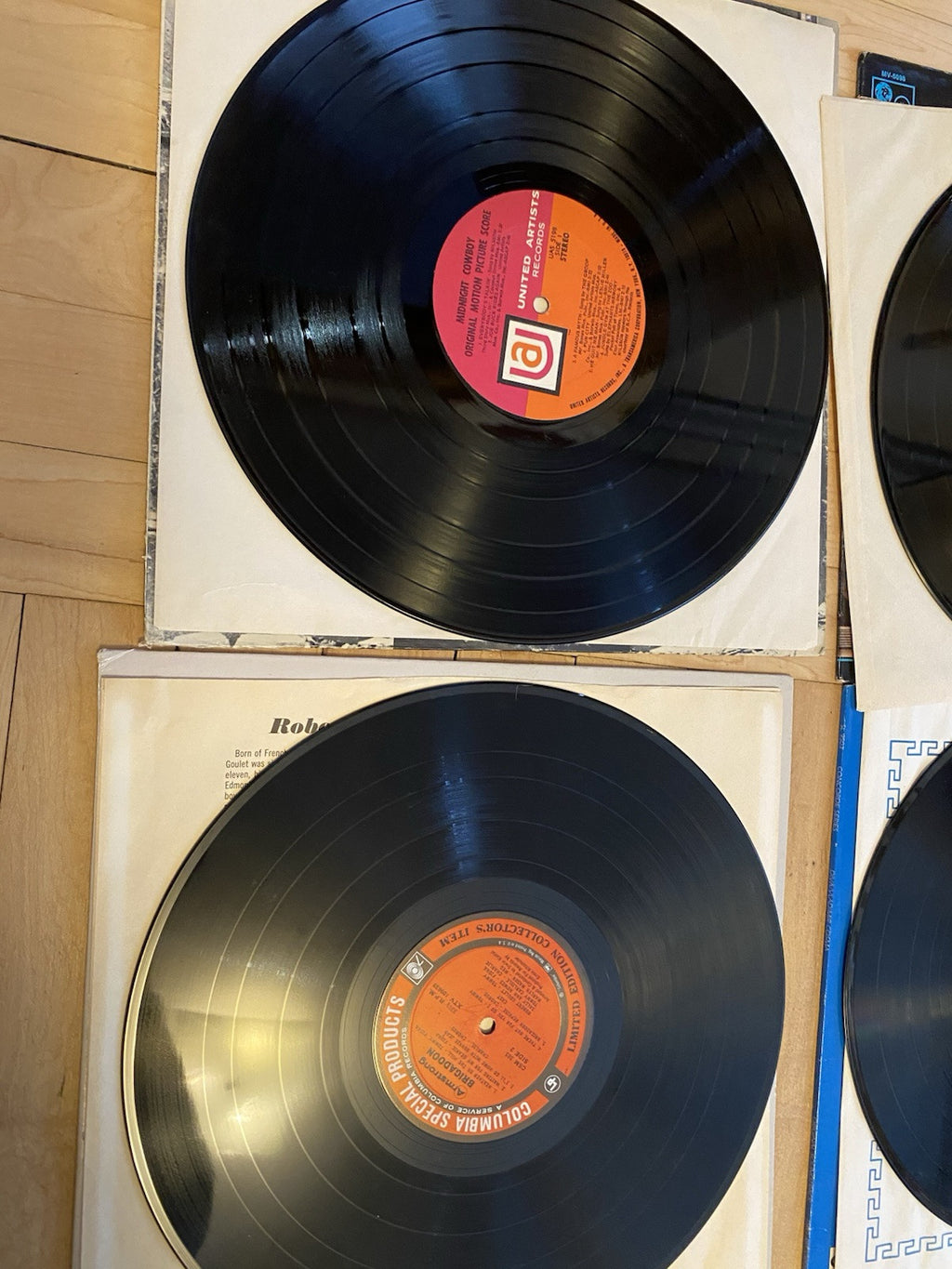 Lot of Vinyl Sounstracks LPS Pinball Wizard/Midnight Cowboy/Diva/Brigadoon CLEAN