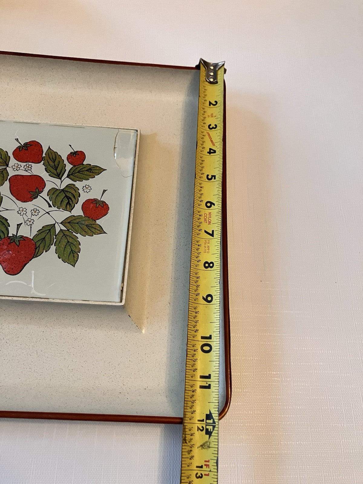 Vintage MCM  Strawberry Cheese/cracker Party Platters Made In Japan