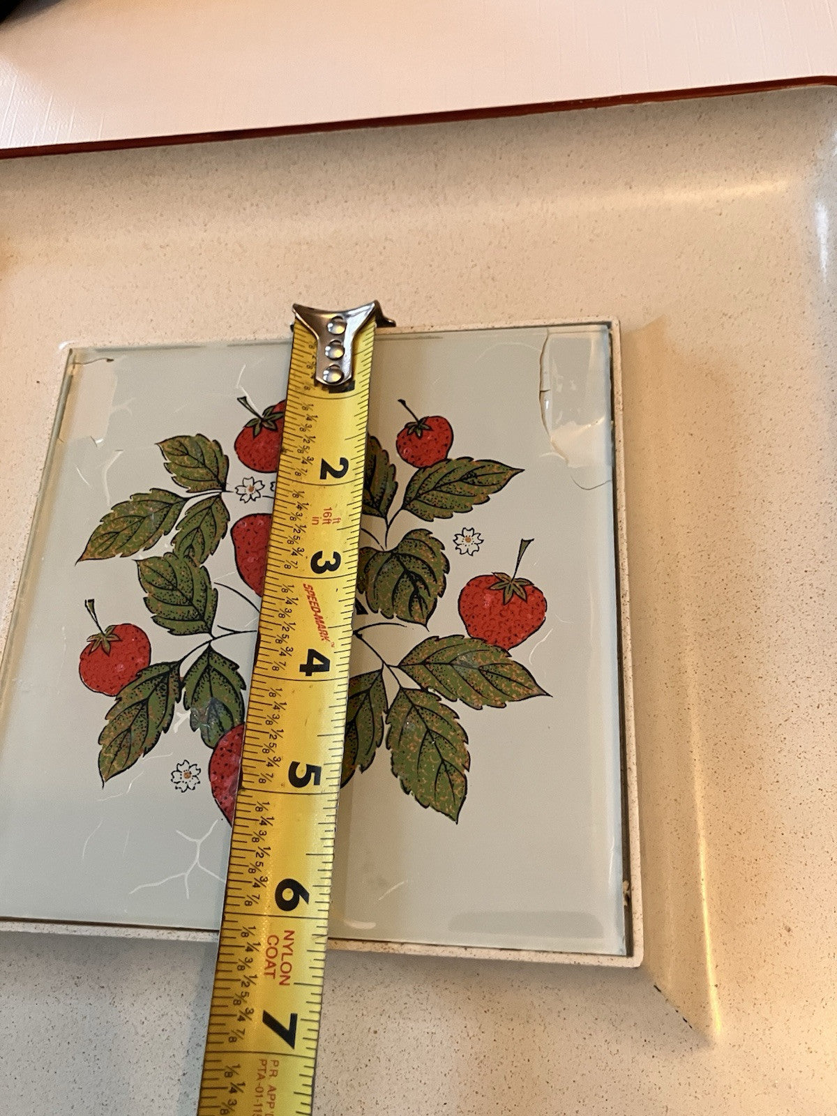 Vintage MCM  Strawberry Cheese/cracker Party Platters Made In Japan